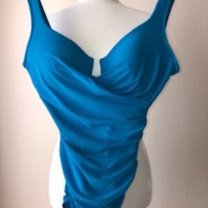 Turquoise Bathing Suit by Miraclesuit